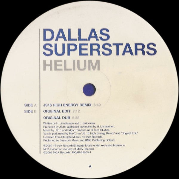Dallas Superstars - Helium