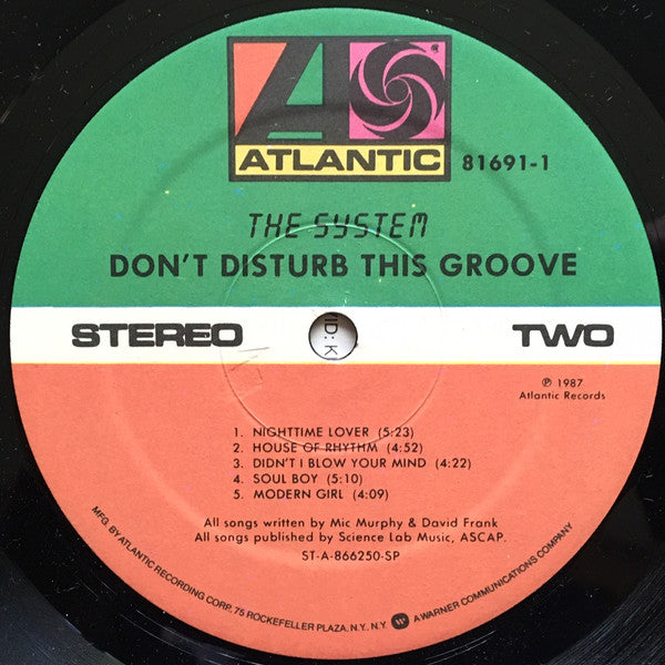 The System - Don't Disturb This Groove