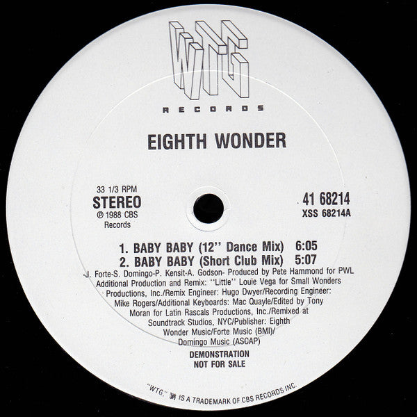 Eighth Wonder - Baby Baby