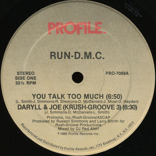 Run-DMC - You Talk Too Much / Daryll & Joe (Krush-Groove 3)