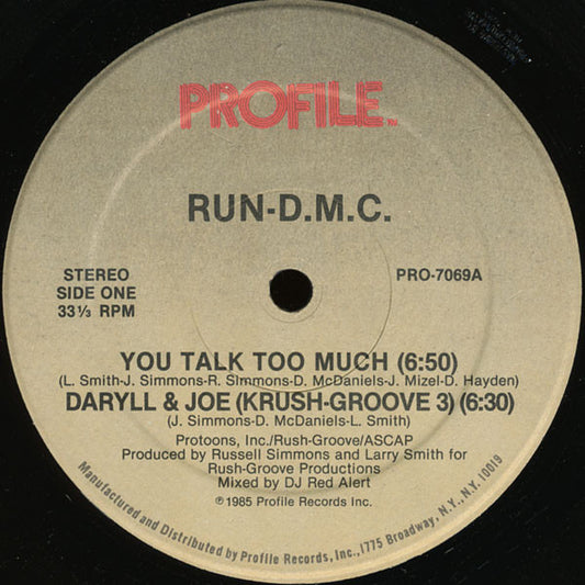 Run-DMC - You Talk Too Much / Daryll & Joe (Krush-Groove 3)