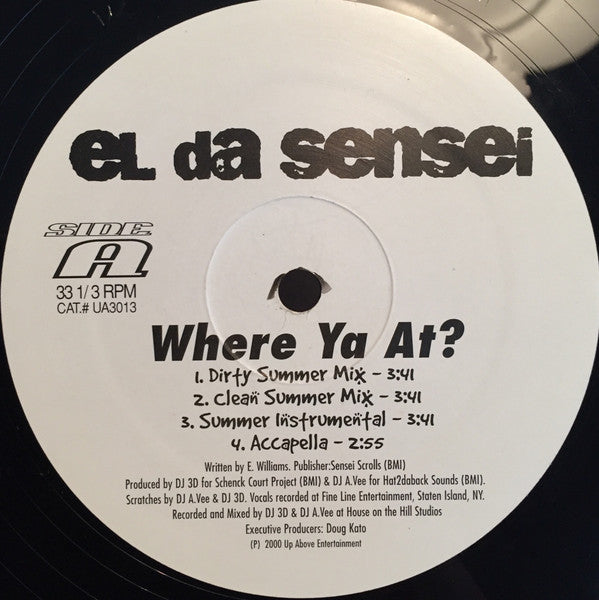 El Da Sensei - Where Ya At?