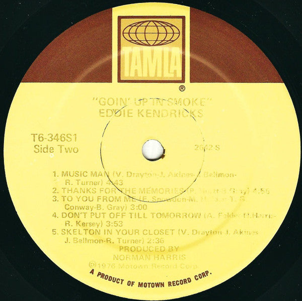 Eddie Kendricks - Goin' Up In Smoke