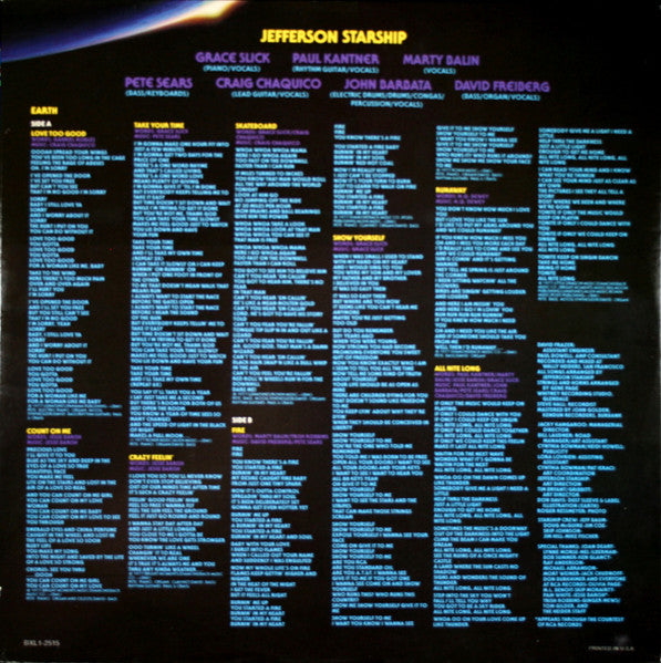 Jefferson Starship - Earth