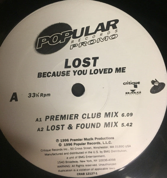 Lost (2) - Because You Loved Me