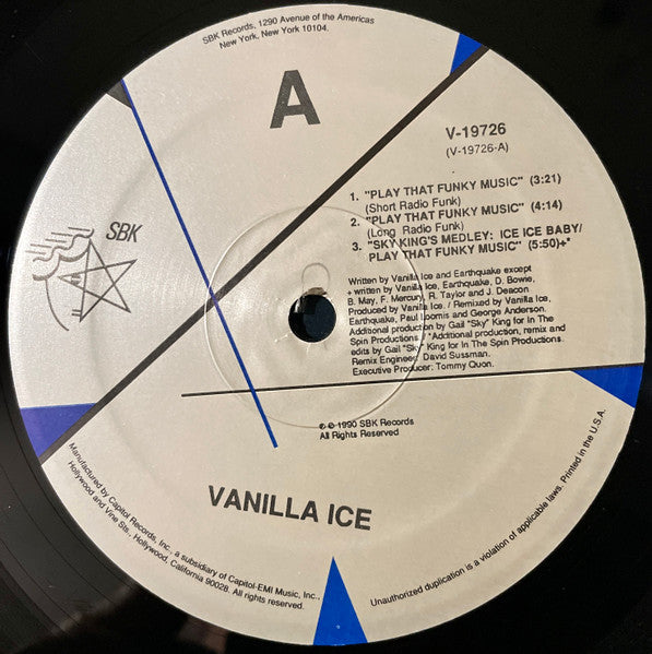 Vanilla Ice - Play That Funky Music