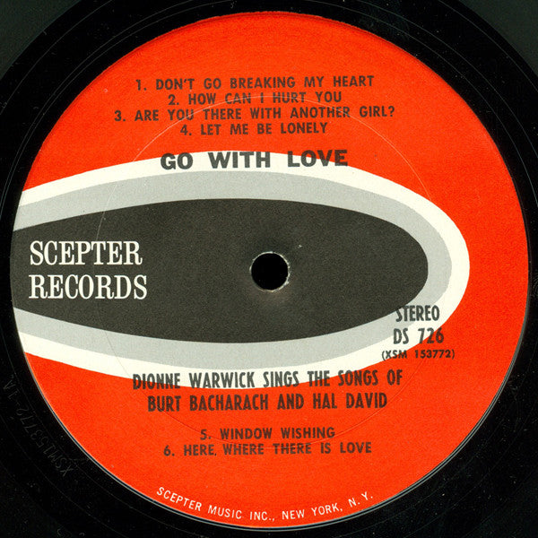 Dionne Warwick - Go With Love (Dionne Warwick Sings The Songs Of Burt Bacharach And Hal David)