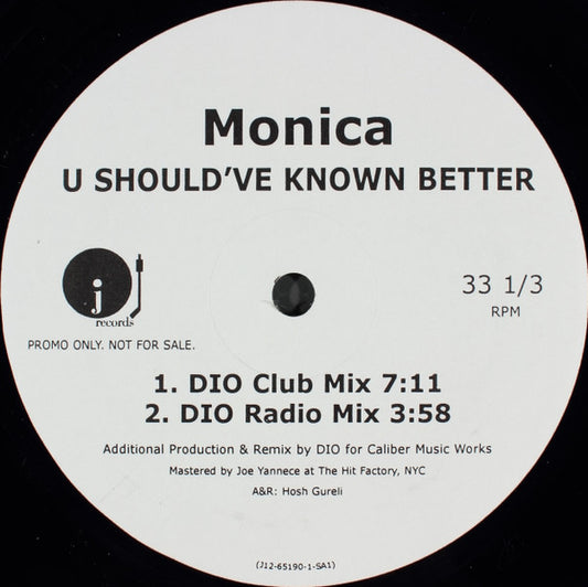 Monica - U Should've Known Better