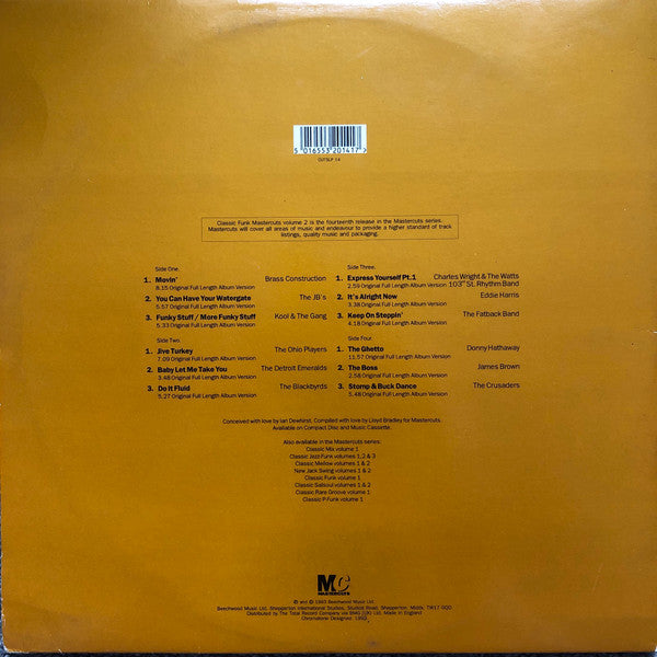 Various - Classic Funk Mastercuts Volume 2