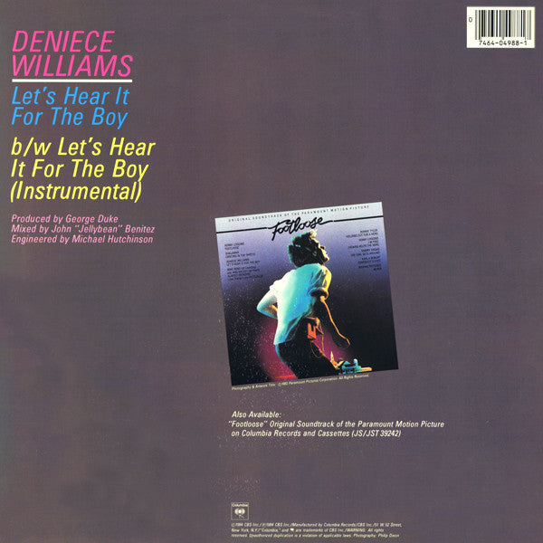 Deniece Williams - Let's Hear It For The Boy (Extended Dance Remix)