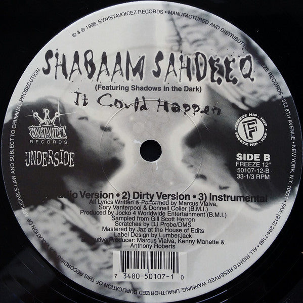 Shabaam Sahdeeq - So Real / It Could Happen
