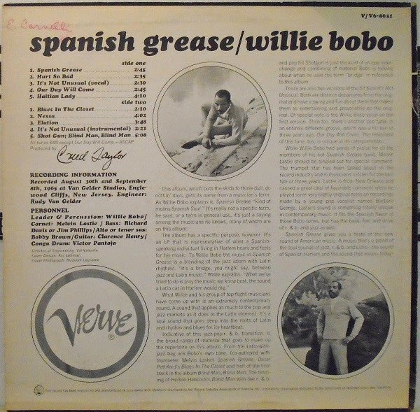Willie Bobo - Spanish Grease