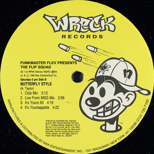 Funkmaster Flex - C'mon Baby / Butterfly Style