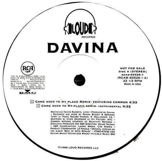 Davina - Come Over To My Place (Remix)