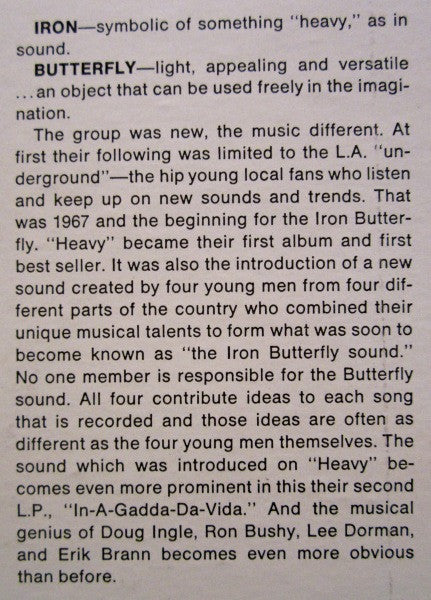 Iron Butterfly - In-A-Gadda-Da-Vida