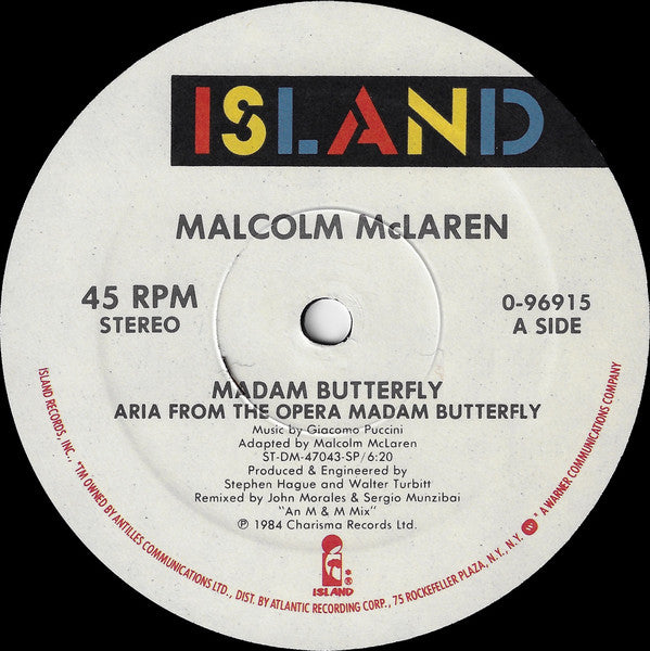 Malcolm McLaren - Madam Butterfly