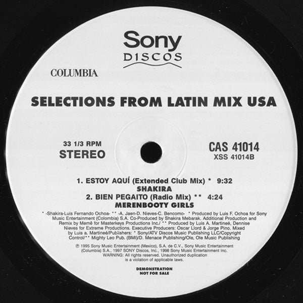 Various - Selections From Latin Mix USA
