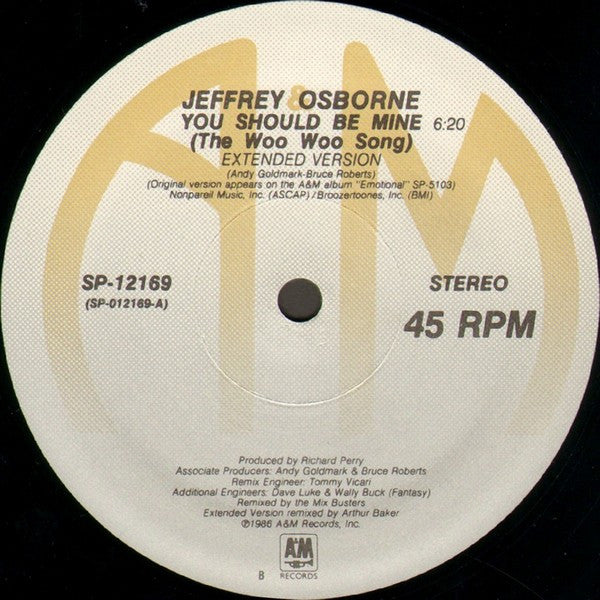 Jeffrey Osborne - You Should Be Mine (The Woo Woo Song)