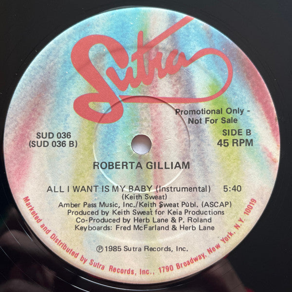 Roberta Gilliam - All I Want Is My Baby