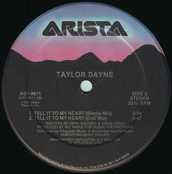 Taylor Dayne - Tell It To My Heart
