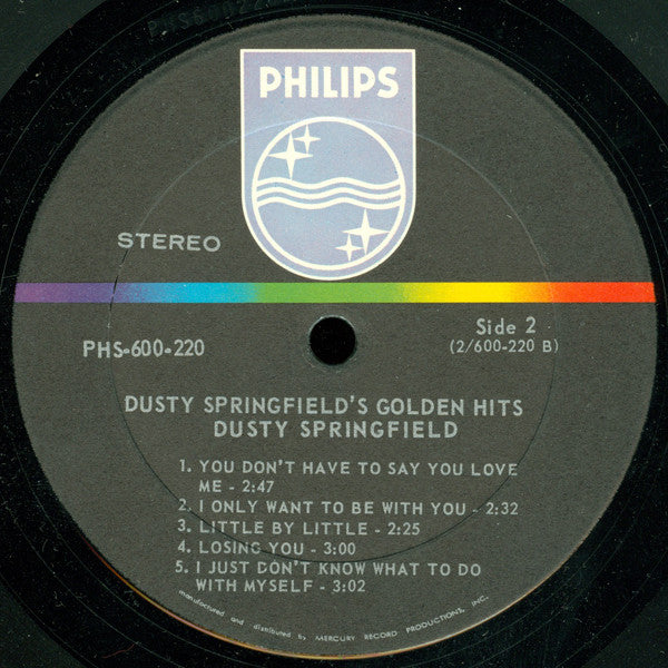 Dusty Springfield's Golden Hits