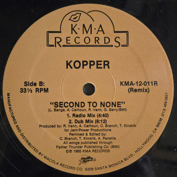 Kopper (2) - Second To None (Remix)