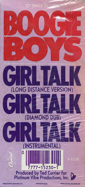 Boogie Boys - Girl Talk