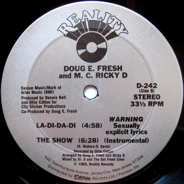 Doug E. Fresh And The Get Fresh Crew - The Show / La-Di-Da-Di