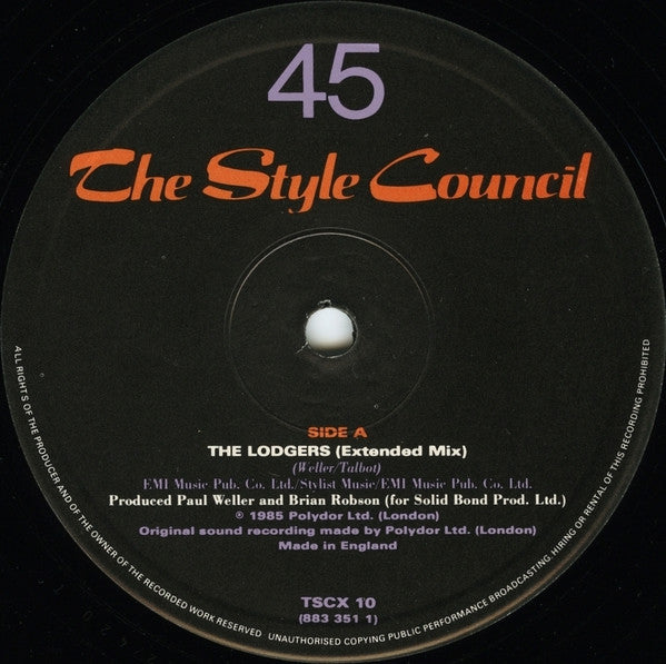 The Style Council - The Lodgers