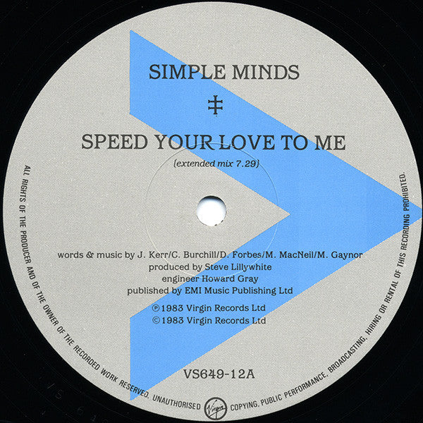 Simple Minds - Speed Your Love To Me (Extended Mix)