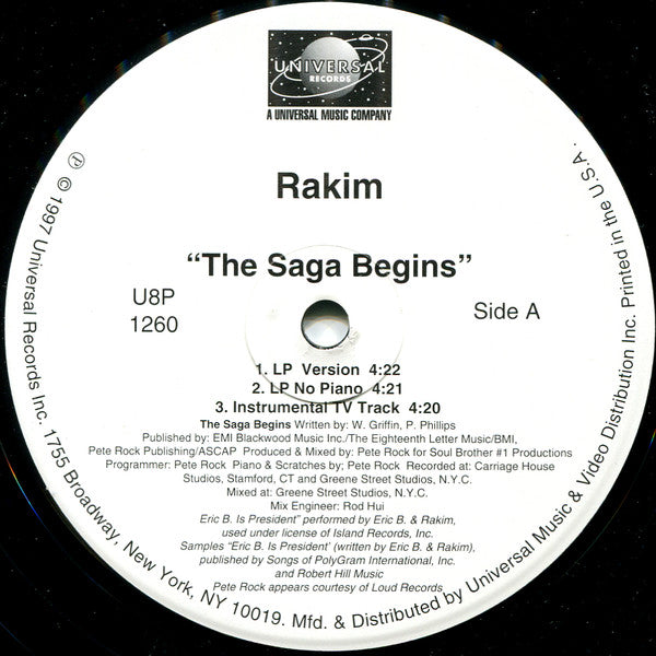 Rakim - The Saga Begins