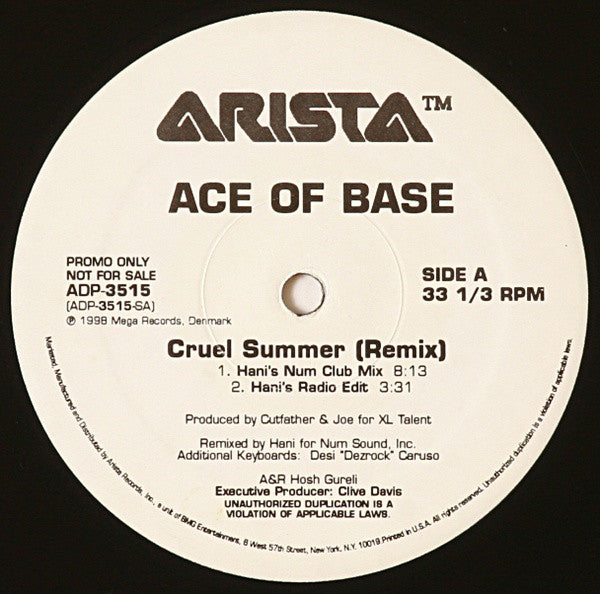 Ace Of Base - Cruel Summer (Remix)