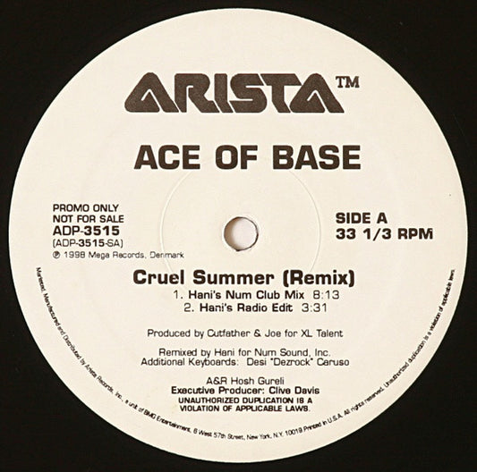 Ace Of Base - Cruel Summer (Remix)
