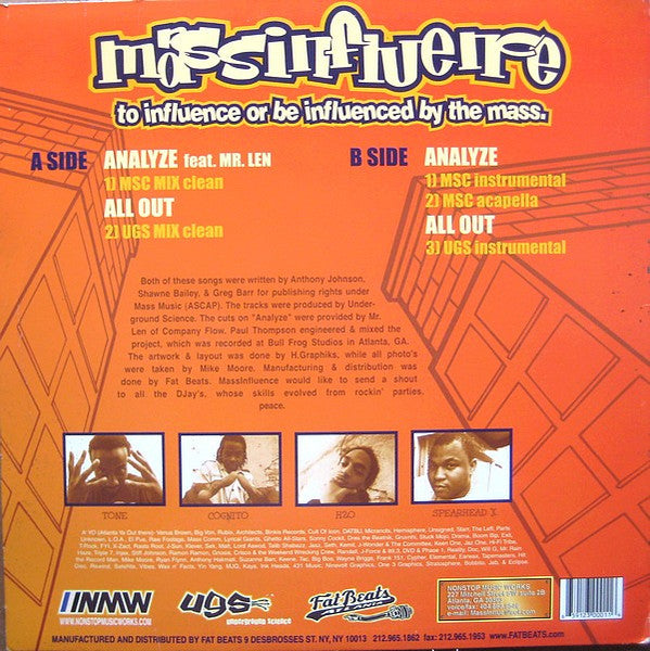 Mass Influence - Analyze / All Out