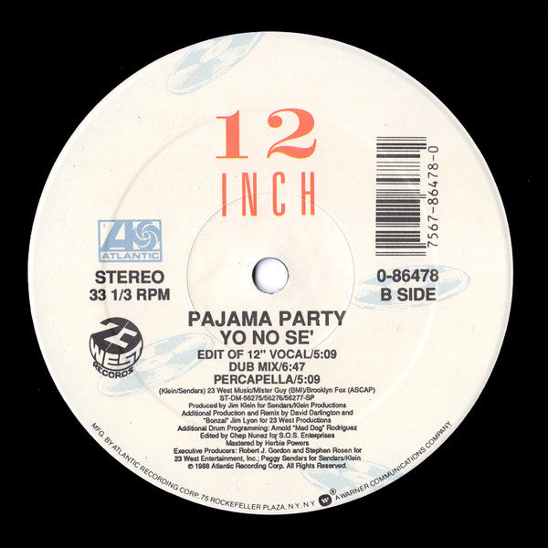 Pajama Party - Yo No Sé