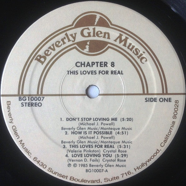 Chapter 8 - This Love's For Real