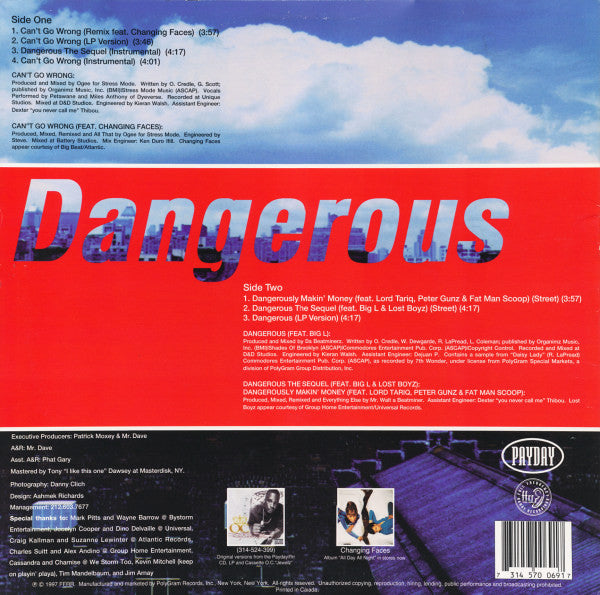 O.C. - Can't Go Wrong / Dangerous