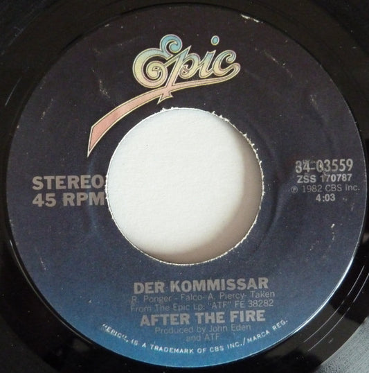 After The Fire - Der Kommissar / Dancing In The Shadows