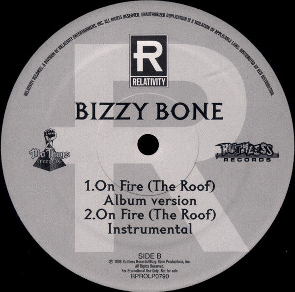 Bizzy Bone - Thugs Cry / On Fire (The Roof)