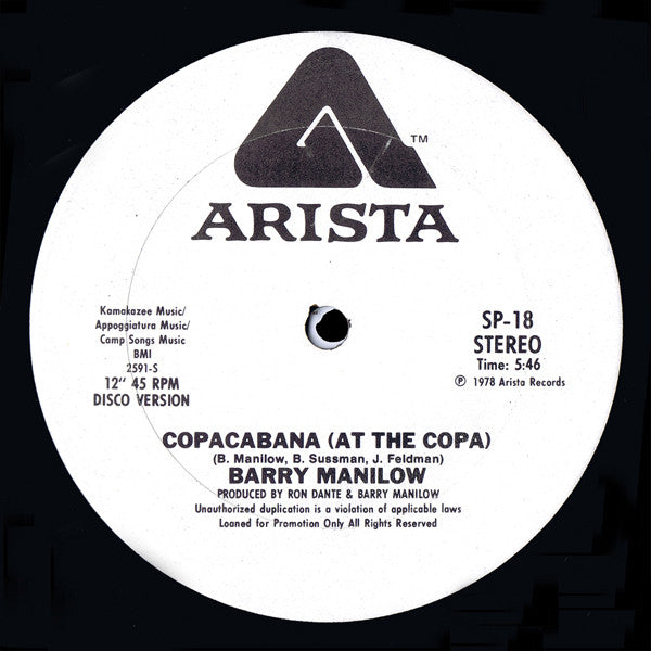 Barry Manilow - Copacabana (At The Copa)