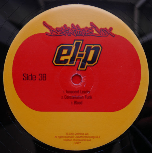 EL-P - Fantastic Damage (3LP, 1st PRESS, 2002)