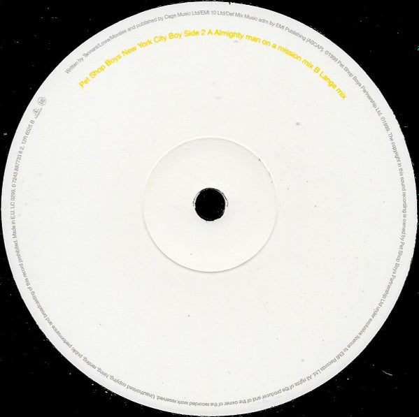 Pet Shop Boys - NYC Boy (Re-mixes)
