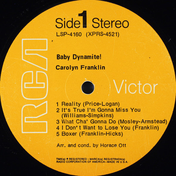 Carolyn Franklin - Baby Dynamite!