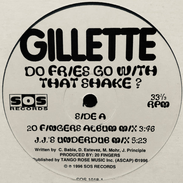 Gillette - Do Fries Go With That Shake?