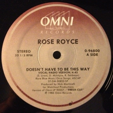 Rose Royce - Doesn't Have To Be This Way