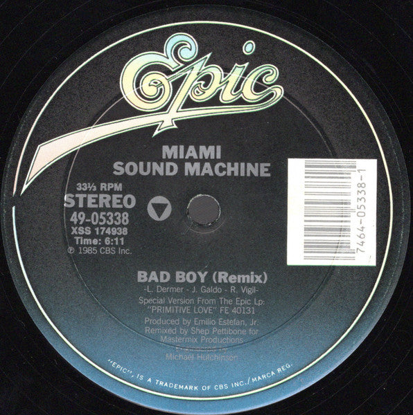 Miami Sound Machine - Bad Boy (Remix)