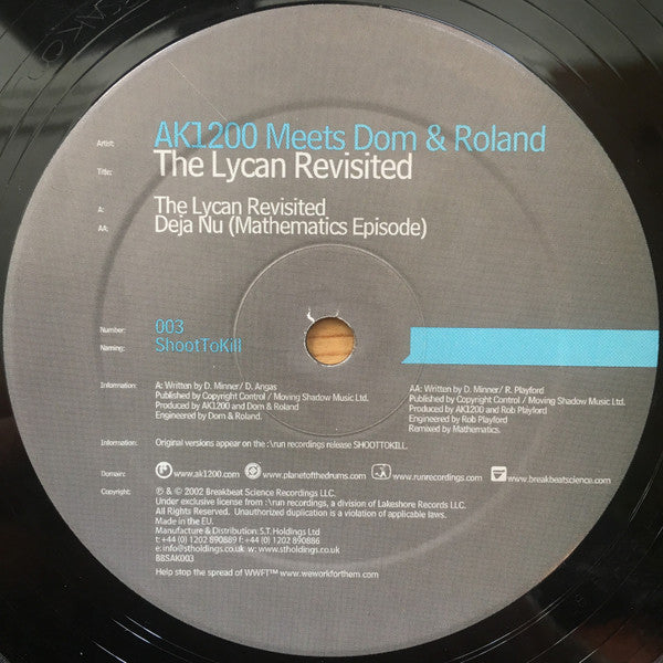 AK1200 - The Lycan Revisited / Deja Nu (Mathematics Episode)