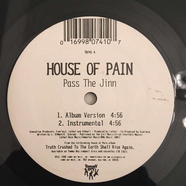 House Of Pain - Pass The Jinn / Heart Full Of Sorrow