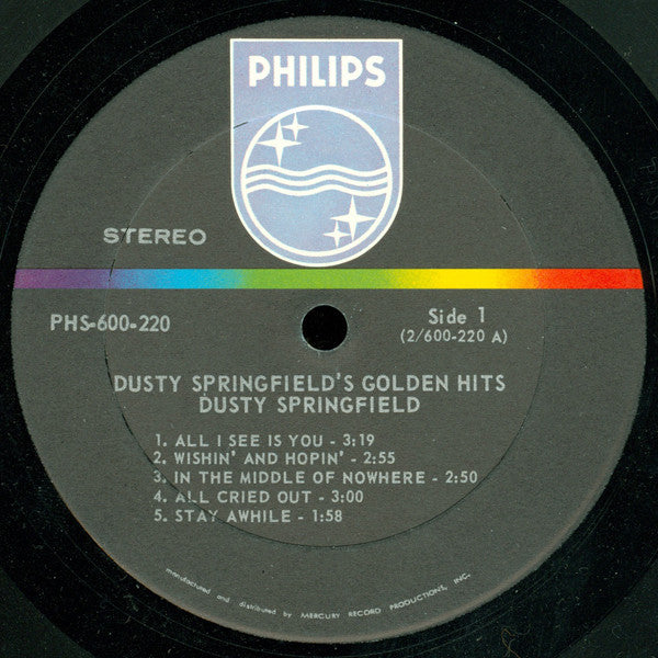 Dusty Springfield's Golden Hits