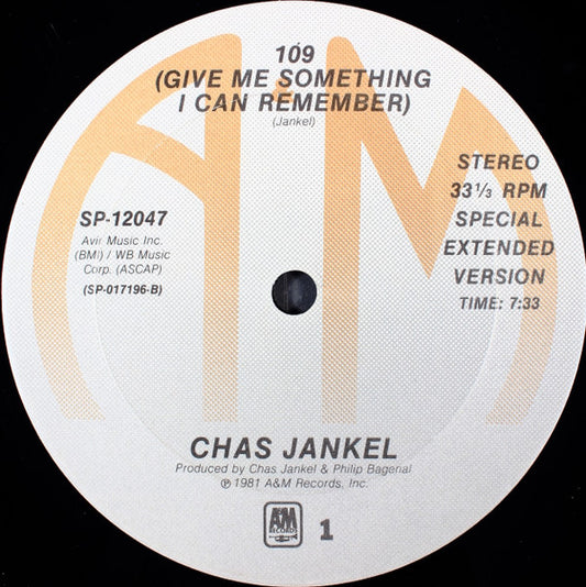 Chas Jankel - 109 (Give Me Something I Can Remember)